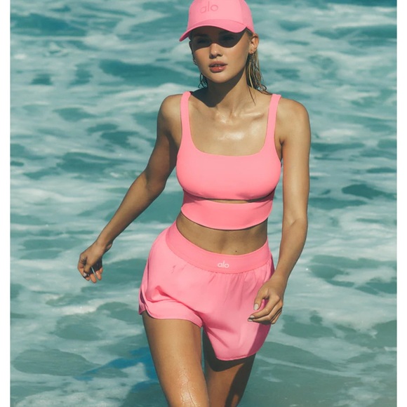 ALO NWT Match Point Tennis Shorts - Bubblegum Pink (XS, S, M, L) - Picture 5 of 6